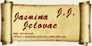 Jasmina Jelovac vizit kartica